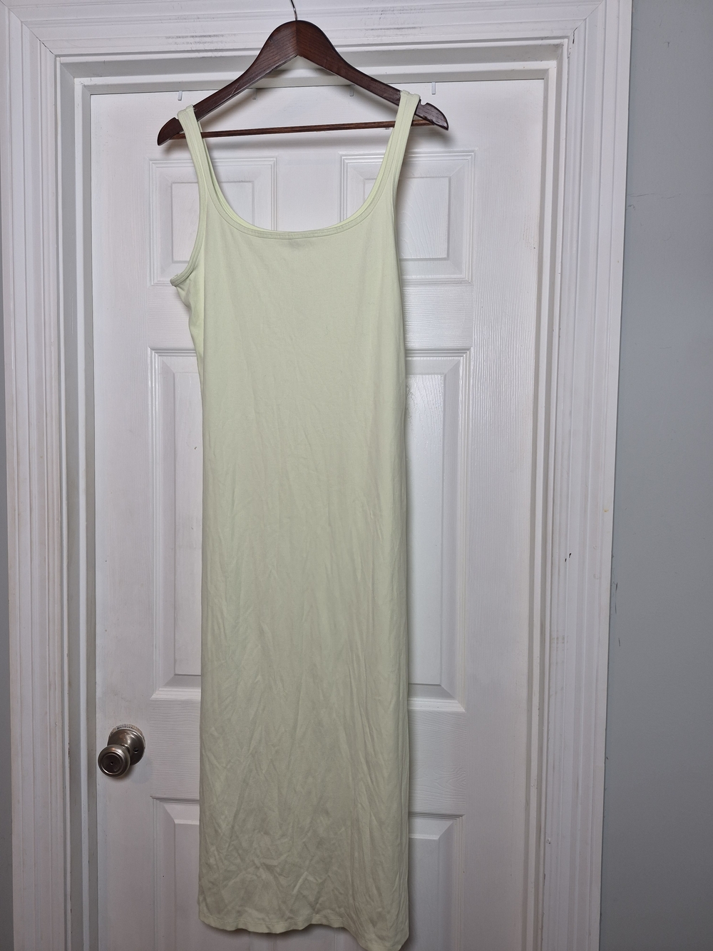 PINK Victoria's Secret Pale Green Maxi Ribbed Dress XL NWT